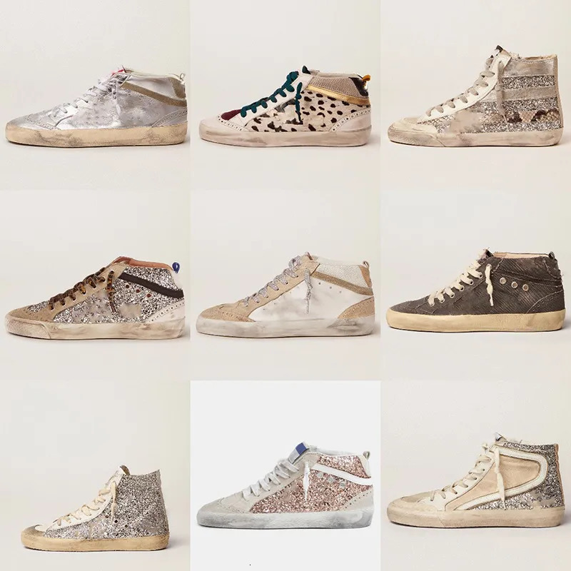 goldengoosesneaker goldens goldenstar ggbd New Releases Midstar High Top Shoes Fashion Sneakers Italy Classic White Doold Dirty Designer Man Women Shoe Silver s2