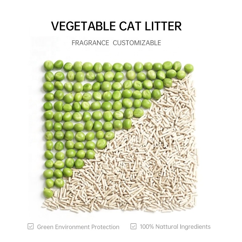 Chinese Manufacturer Wholesale Tofu Cat Litter Natural Unscented Tofu Cat Litter Non-Stimulating