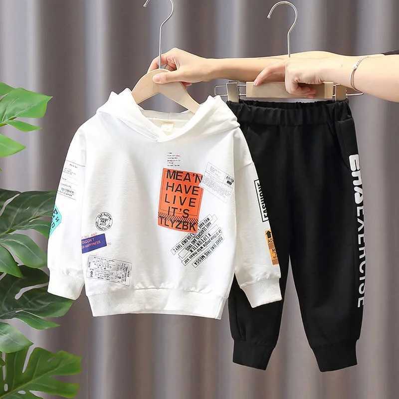 Clothing Sets Children Clothing 2021 Spring Autumn Toddler Boys Clothes T-shirt+Pants Outfits Kids Clothes Sport Suits For Boys Clothing Set H241126