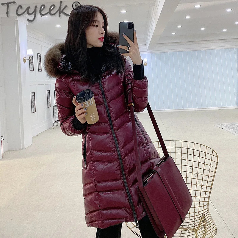 Fox Fur Hooded Womens Winter Down Jacket Womens Parkas Thick Warm Down Jacket Womens Mujeres Abrigos 8115 241121