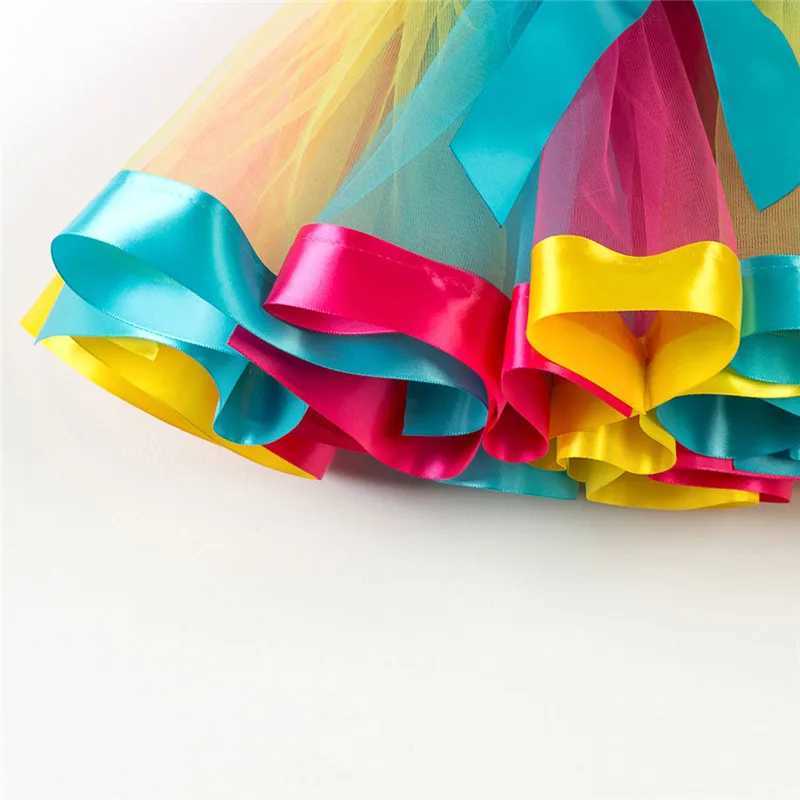 Summer Unicorn Baby Girls Tutu Dress 2-11Y Children Unicorn Party Little Girl Kids Clothes Princess Rainbow Outfits Dress