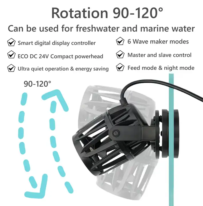 DC24V 25w Aquarium Wave Maker Powerful Circulation water pump for aquarium fish tank