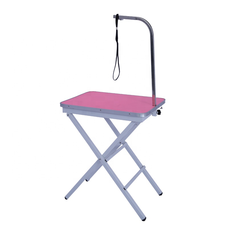 Chinese Professional Manufacturer Portable Cleaning Table Round Pet Grooming Table with arm