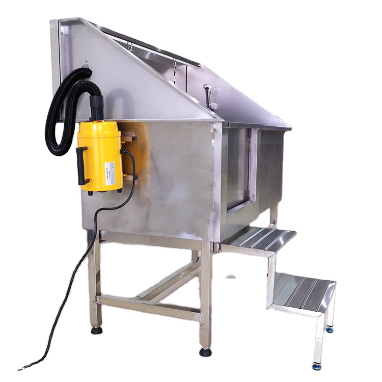HF pet grooming bath tub with hair dryer spa washing station pet cleaning & bathing dog bath tub