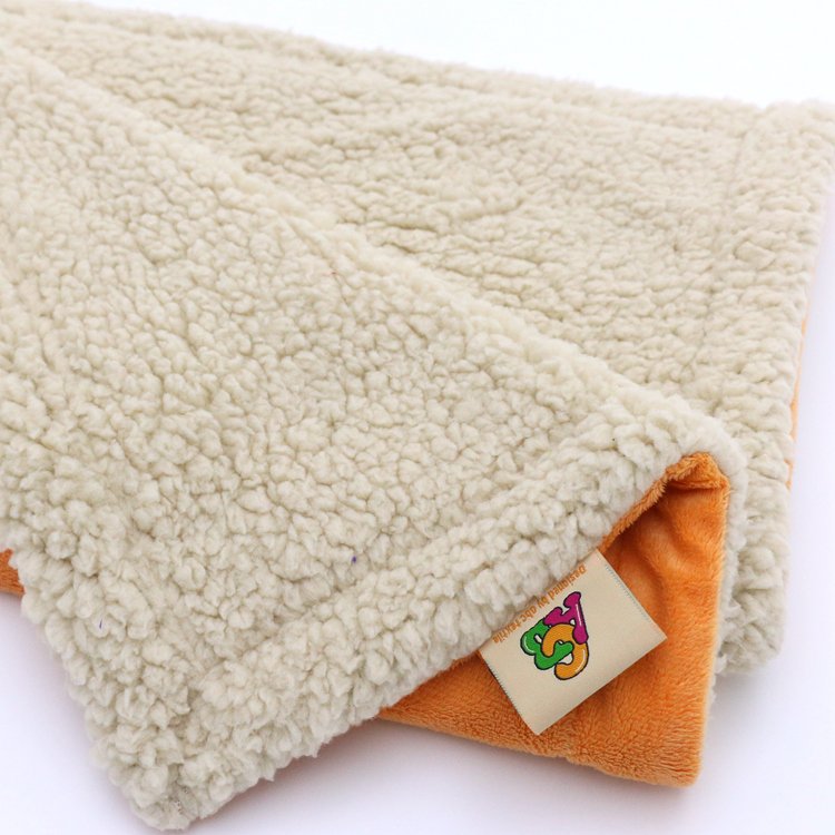 100% polyester 31 colors sherpa material cozy pet dog blanket
