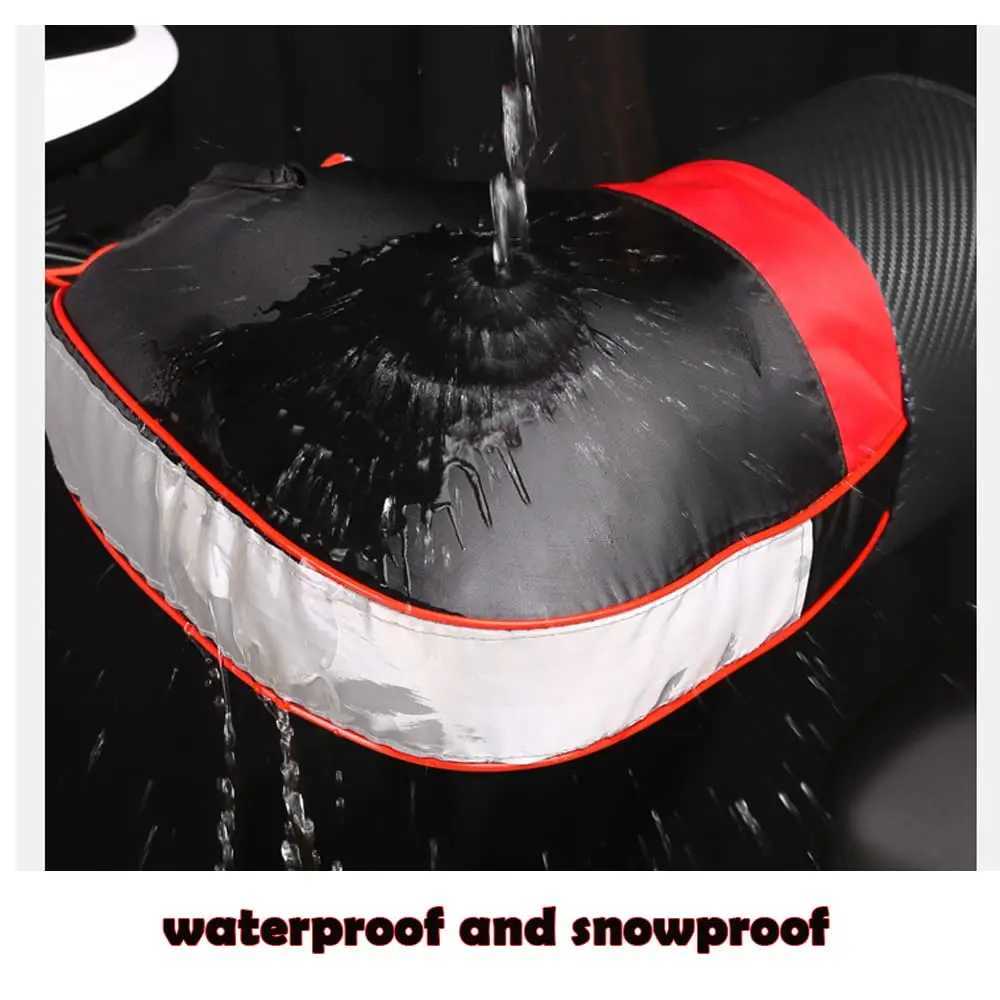 Motorcycle Handlebar Gloves Waterproof Windproof Winter Warm Gloves Motor Scooter Electric Vehicles Reflective Motocycle Gloves S25118{category}