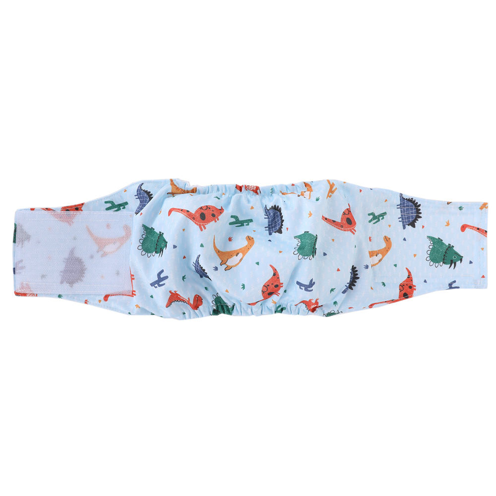 Low Price Adjustable Cotton Dog Diapers Washable and Reusable Male & Female Diapers with Printed