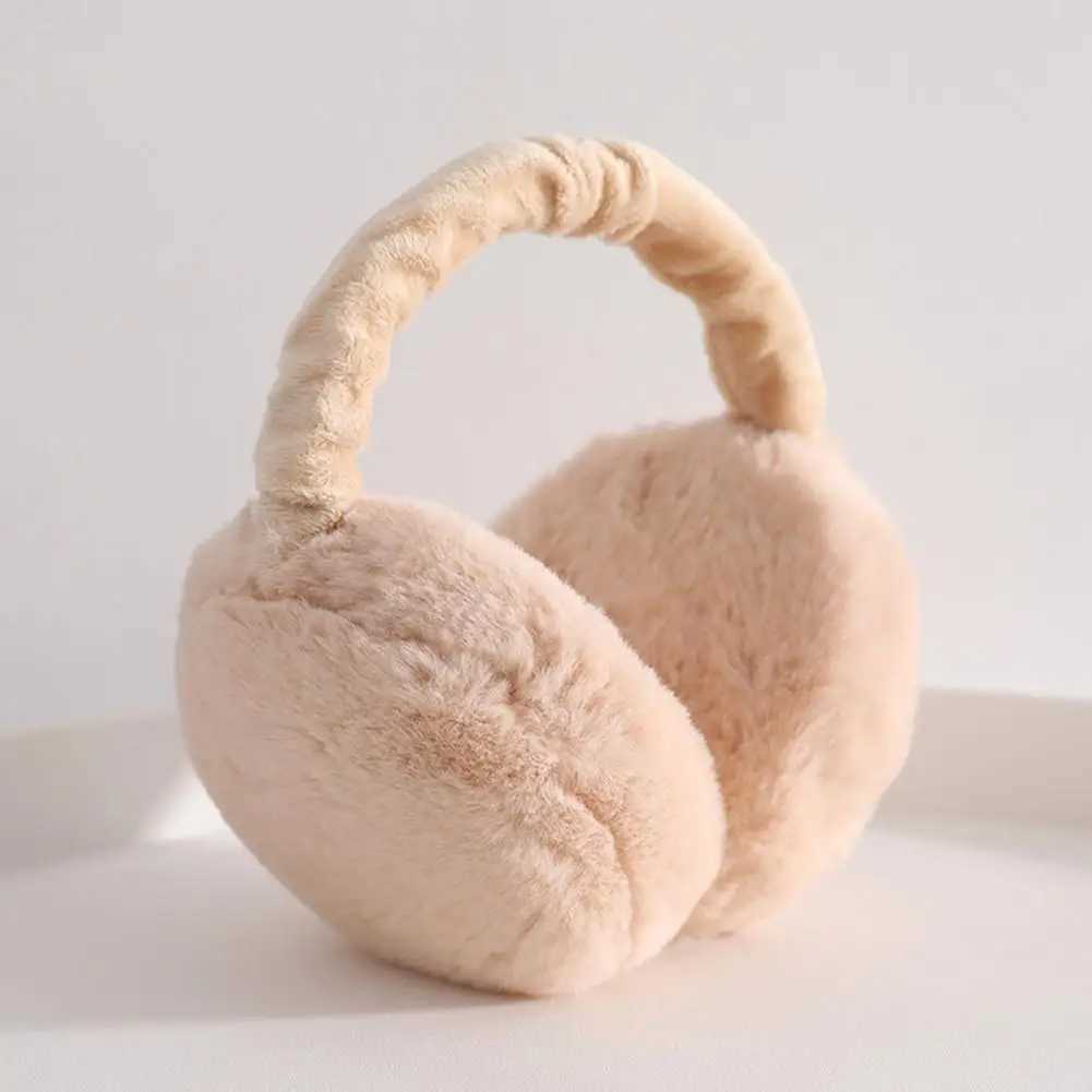 2023 New Soft Plush Ear Warmer Winter Warm Earmuffs for Women Fashion Solid Earfl Outdoor Cold Ear Muffs Ear CoverXJ241126