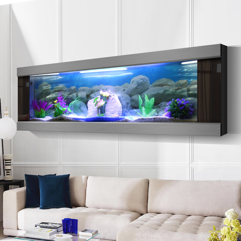 Hot Sale Glass Wall Hanging Glass Fish For Tank Fish Breeding Tanks