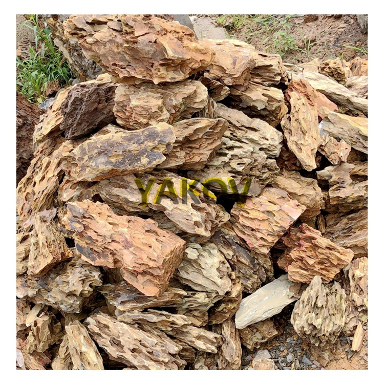 wholesaler aquarium decorative rock dragon stone/pine skin stone