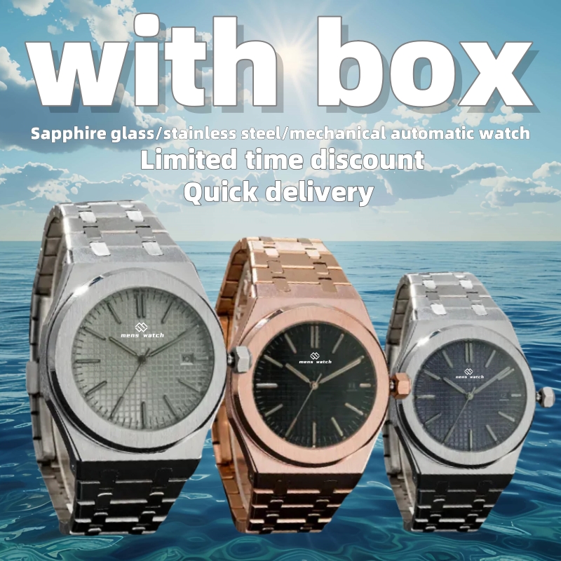 Designer Watch Men's 41mm Stainless Steel Sapphire Fashion Business Mechanical Automatic Watch