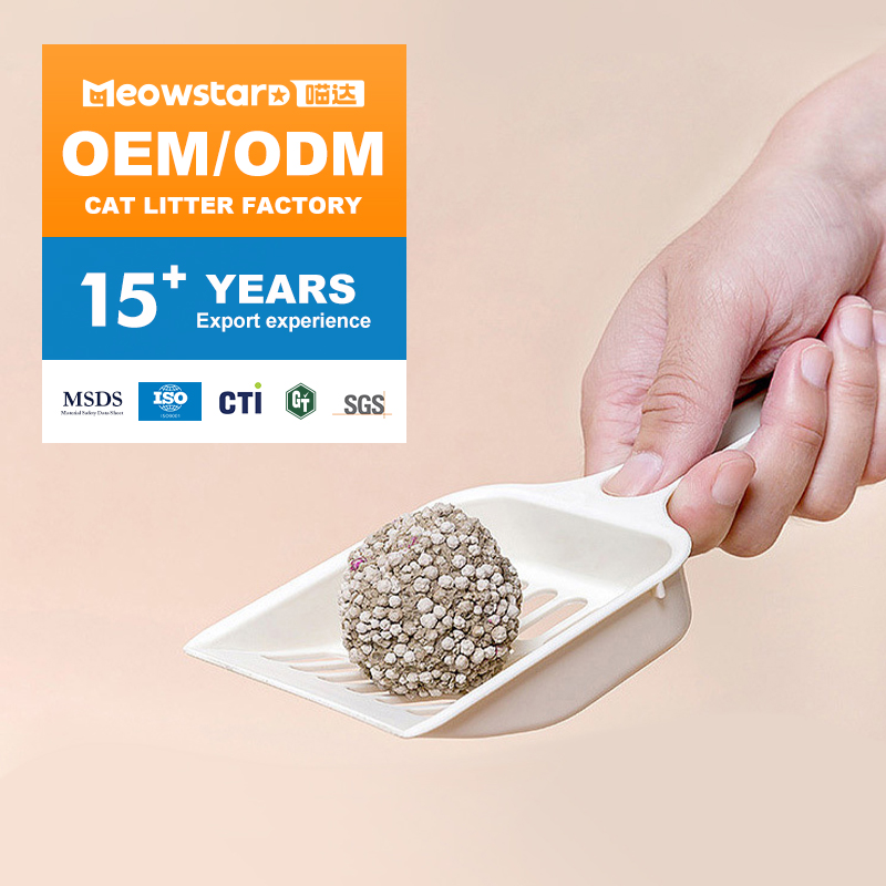 OEM Factory Wholesale Broken Bentonite Cat Litter High Fragrance Dust-Free Strong Clumping Cat litter sand