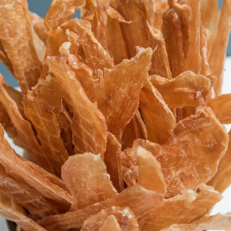 Wholesale of pet snacks Dried chicken breast strips Dog Treat dog food Pure meat without additives cat snack