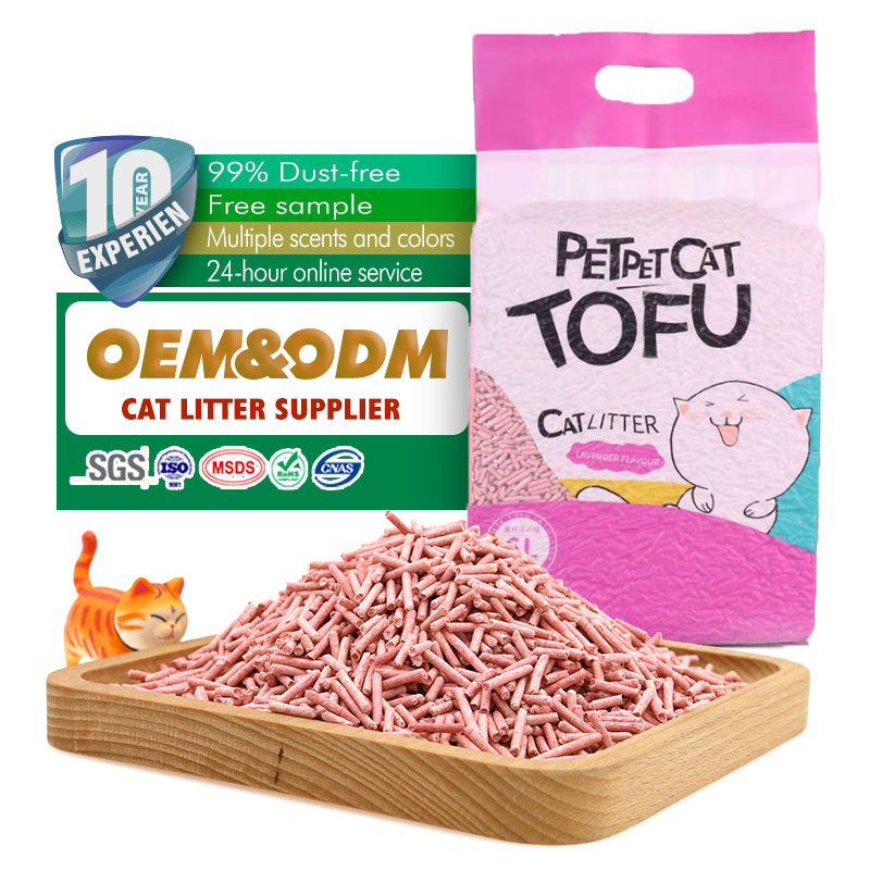 OEM Manufacturer Quick Absorption Strong Clumping Tofu Cat Litter
