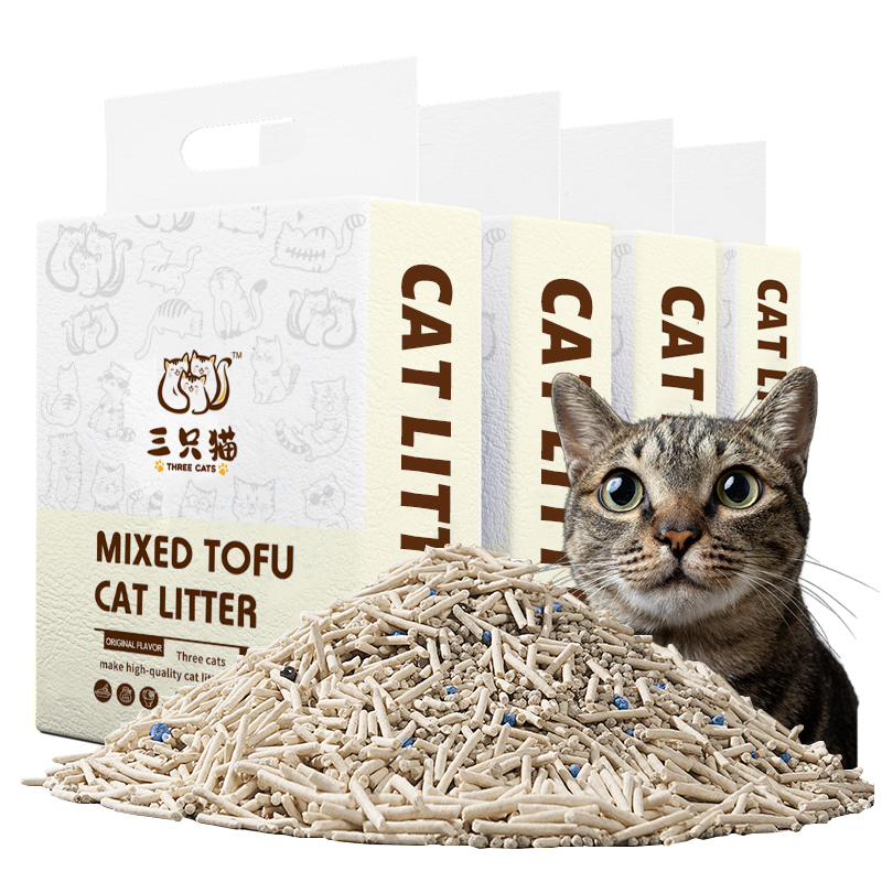 BSCI Factory Wholesale Dust-Free Natural Premium fast clump flushable Arena Para Gato Bentonite tofu pet Cat Litter stock