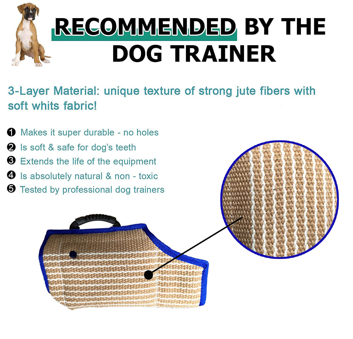 Professional Puppy Dog Training Bite Sleeve,Dog Target Bite Sleeves Equipment with Handle for Training Work Dog