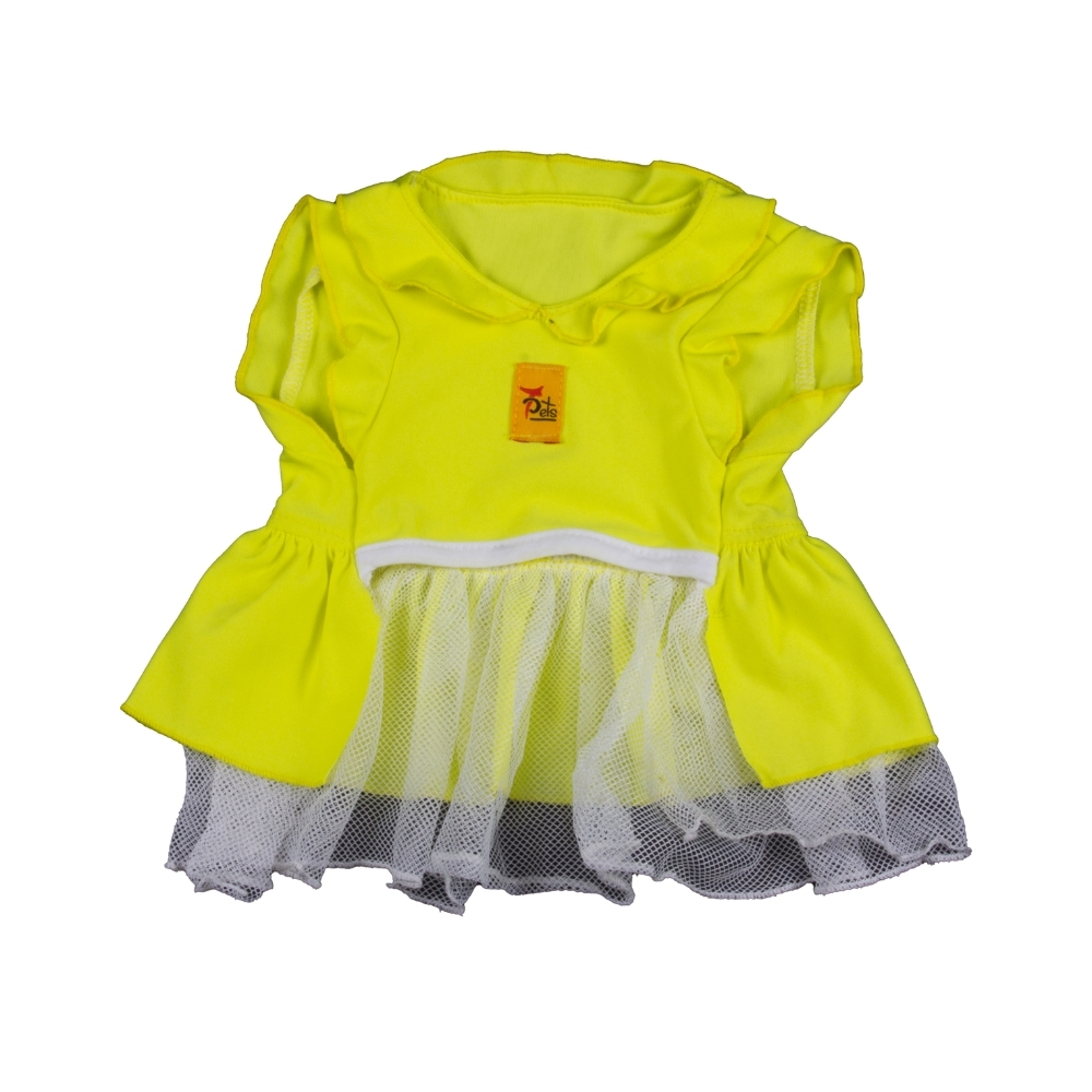 Wholesale Manufacturer High Quality Pet Apparel Mesh Chiffon Dress for Pets Clothes Small and Medium-sized Dog (Small Size)