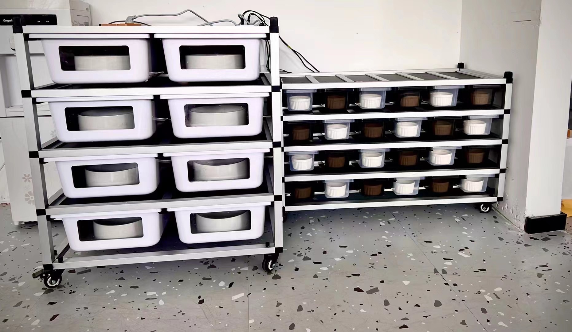 Pet Supplies Reptile Ball Python Tub Cage Display Racks System PVC Reptile Enclosure Snake Breeding Rack