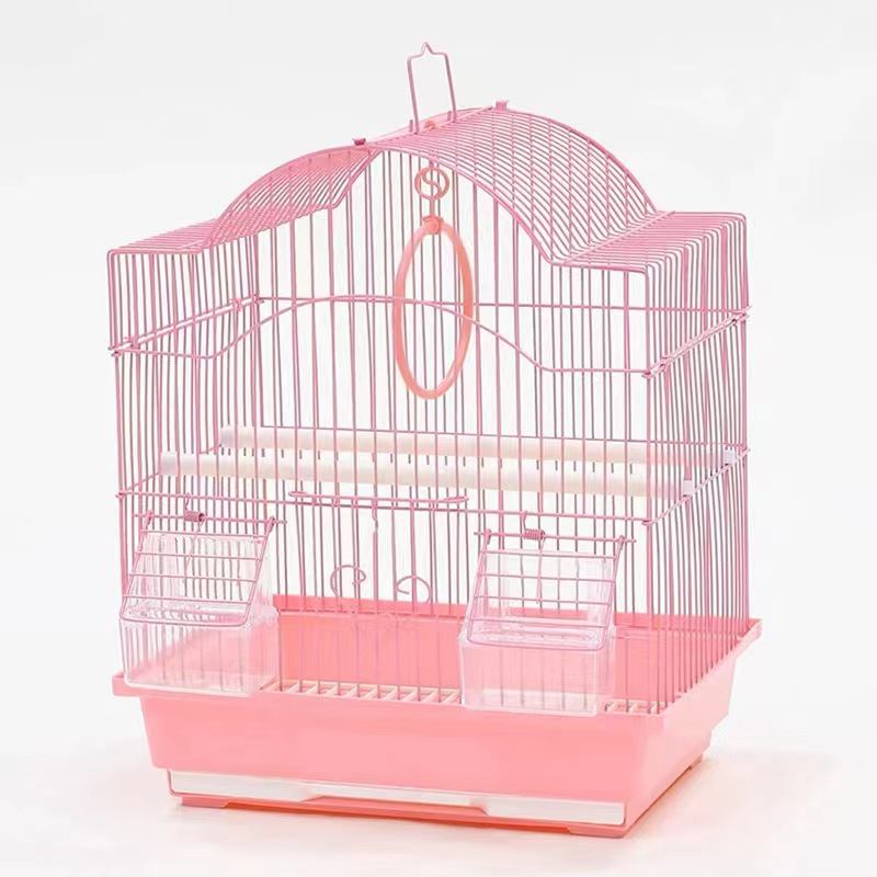 Bird Cage Stainless Steel With Wheels On Wheels Canary Breeding Free Shipping