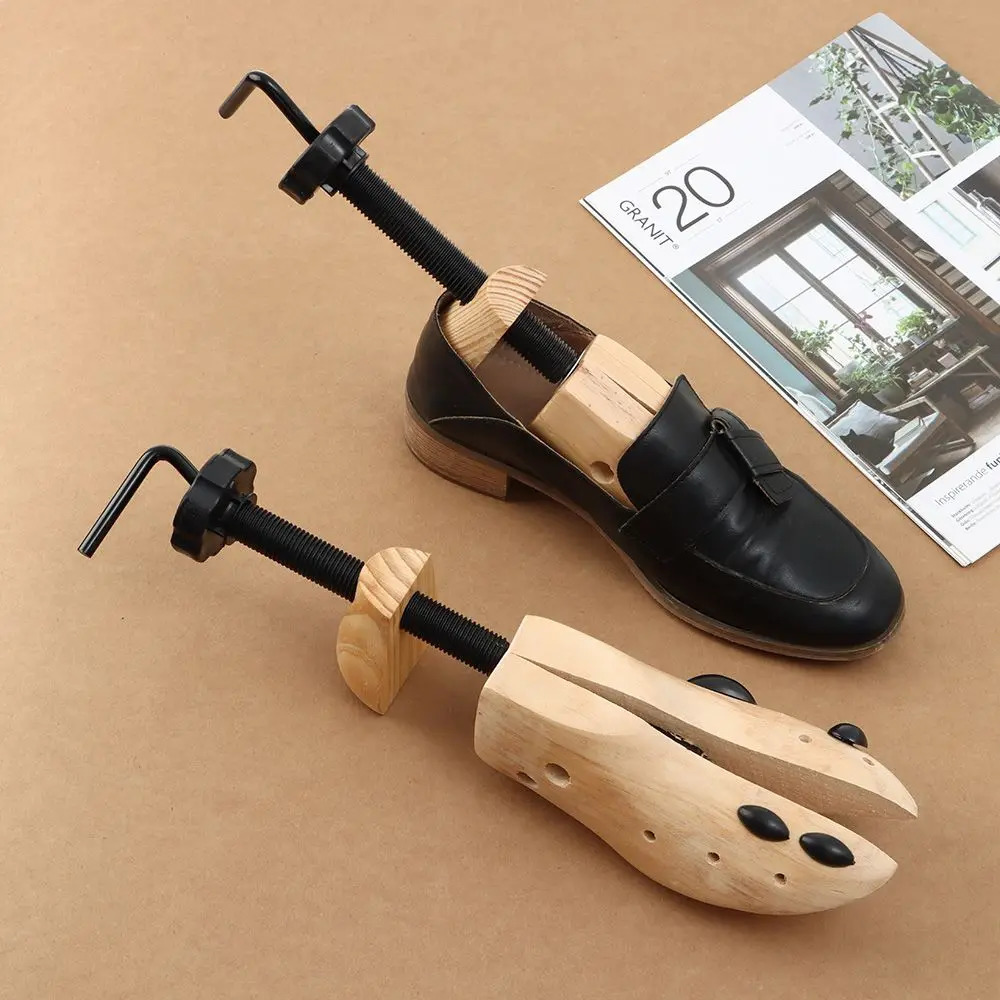 Shoe care shoe accessories household items flat pump boot expander shoe stretcher adjustable wood 241126