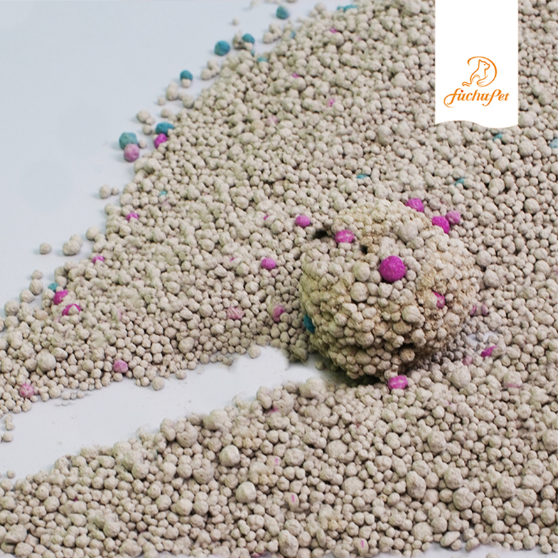 Hot Pet Products Spherical Activated Carbon Bentonite Cat Litter With Natural Bentonite Clay Cat Litter