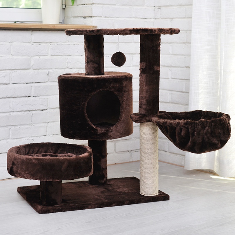 Factory Fashion Designer Scratch Bed Cheap Simple Customized Condo Tower Comfy Pet House Cats Tree