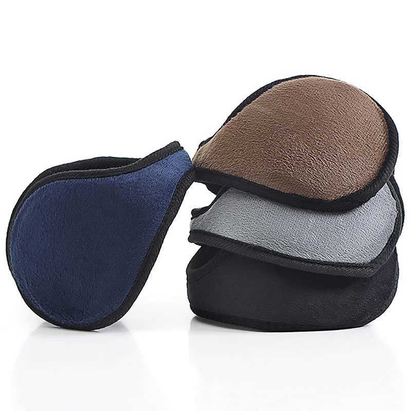Womens ear warmers windproof ear cushions thick plush winter warm wool ear cushions outdoor circulation warm soft ear cushions W241126