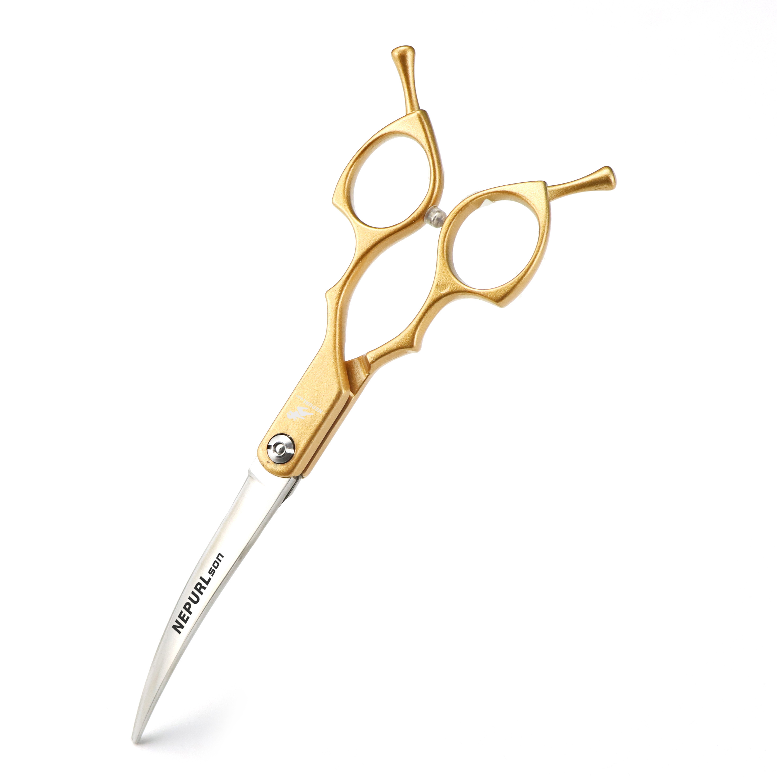 6.5 Inch Veterinary Animal Shaped Scissors Pet Grooming Scissors Curved Pet Cleaning Grooming Product Free Package