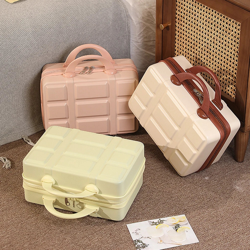 14 inch Mini Travel Suitcase Cosmetic Box Hand Luggage Organizer Makeup Case Small Boarding Case For Women Girls 241114