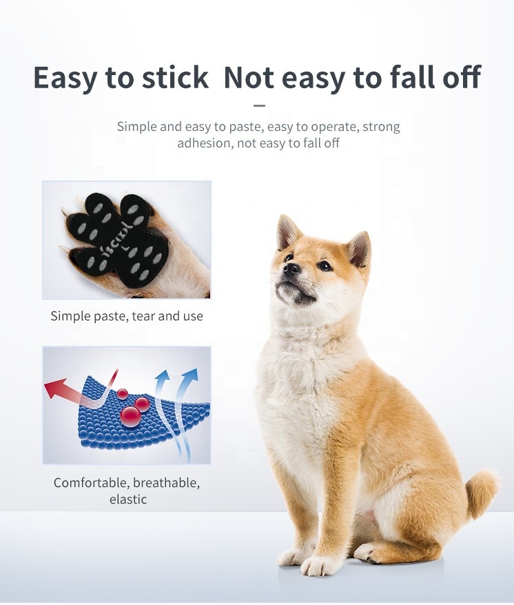 Outdoor Anti-dirty Protective Pet Anti-Slip Pads Shoes Self Adhesive Dog Claw Stickers