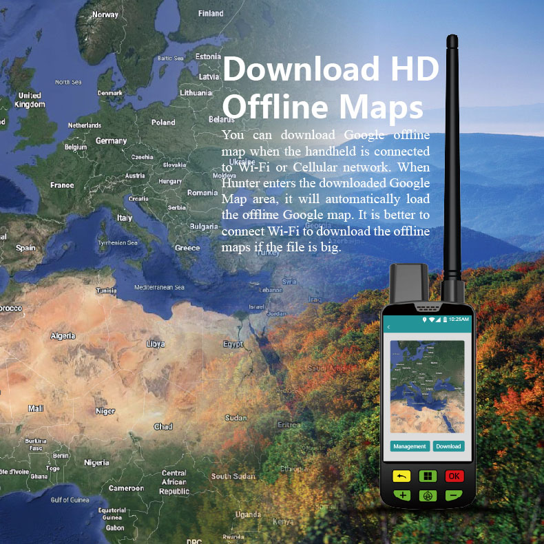 GPS Dog Tracking Device with Virtual Fence and Real-Time Updates and VHF and electric shock