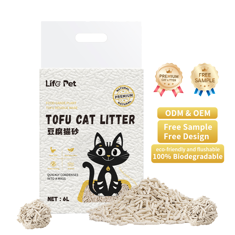 Cat Litter Custom Packaging High Quality Plant Cat Sand Litter With Carbon