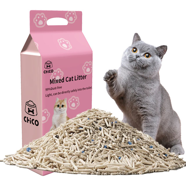 2-3mm Striped Cat Litter Tofu Mix Quickly Clumping Machine Making Tofu Cat Litter