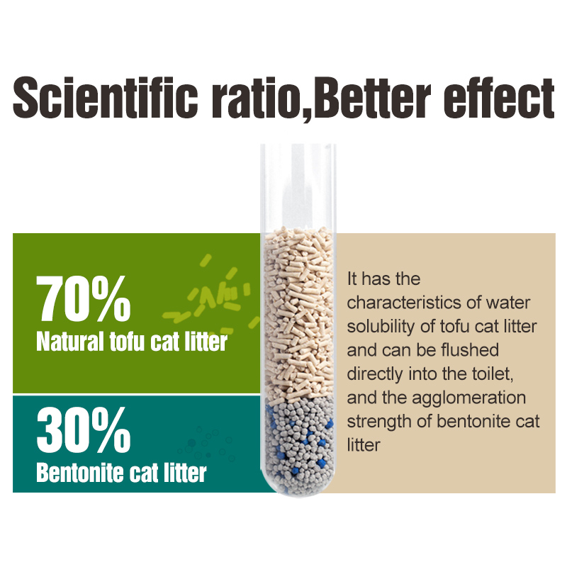 Litter supplier premium mixed fragrance bentonite cat litter export