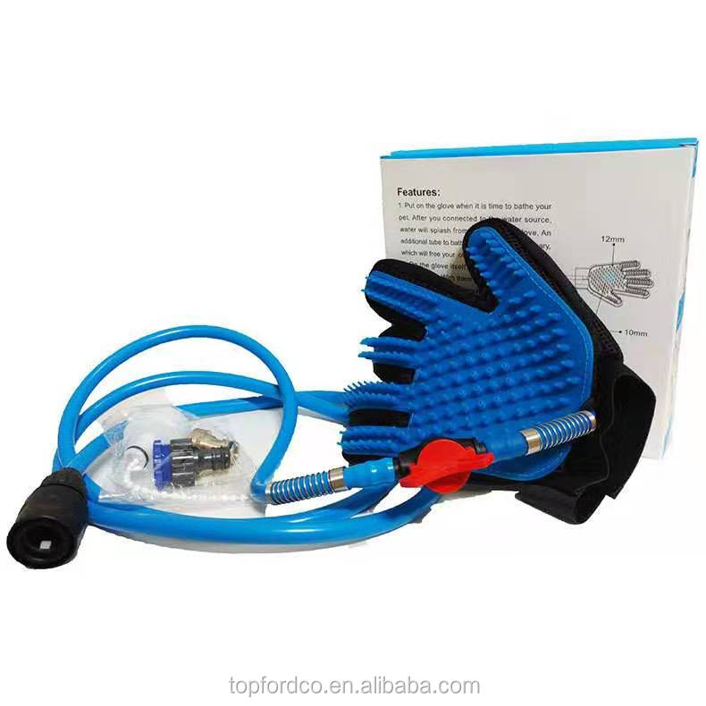 Pet Bathing Glove Hair Brush Massage Dog Bathing Tools Grooming and Cleaning Gloves