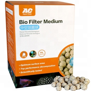 Aquarium sintered glass filter media factory in China