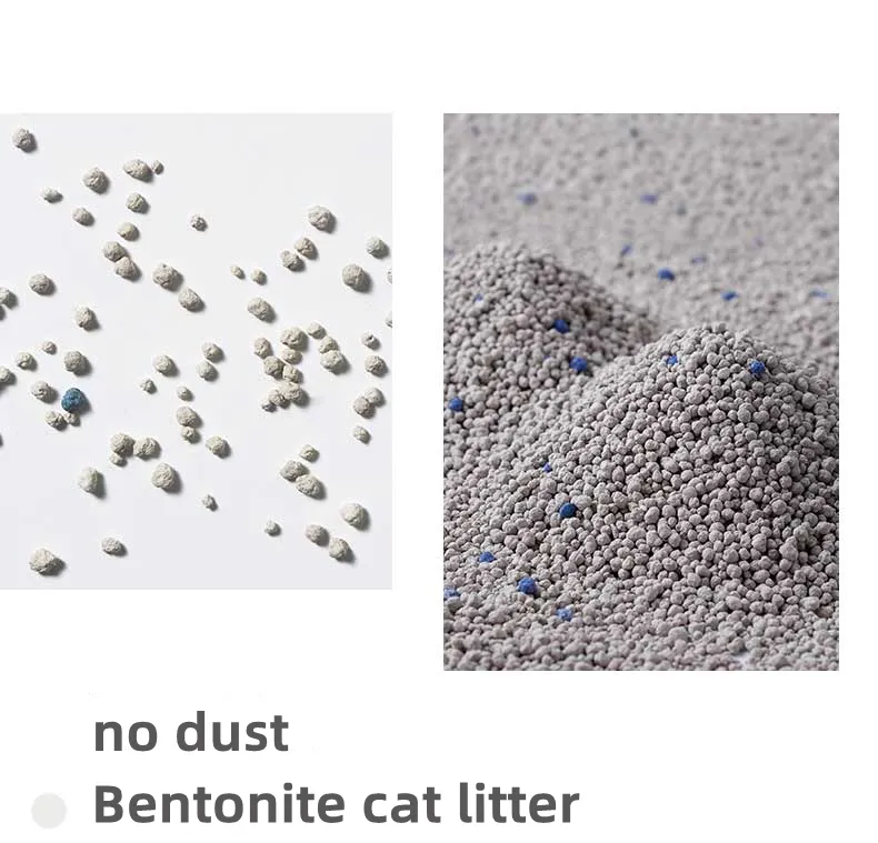 Upgrade Professional Technology Cat Litter Sepiolite Bentonite Crushed More Comfortable Use Ball Shape Bentonite Cat Litter