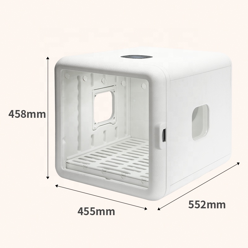 Top Selling 65L Pet Hair Blowing Dryer Machine Household 50dB Silent Automatic Smart Dog Cat Pet Room Dryer Box FCC PSE