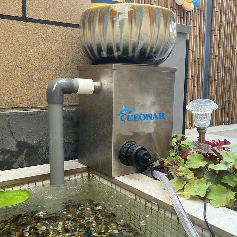fish pond filter outdoor large biofilter koi pond pre filter system