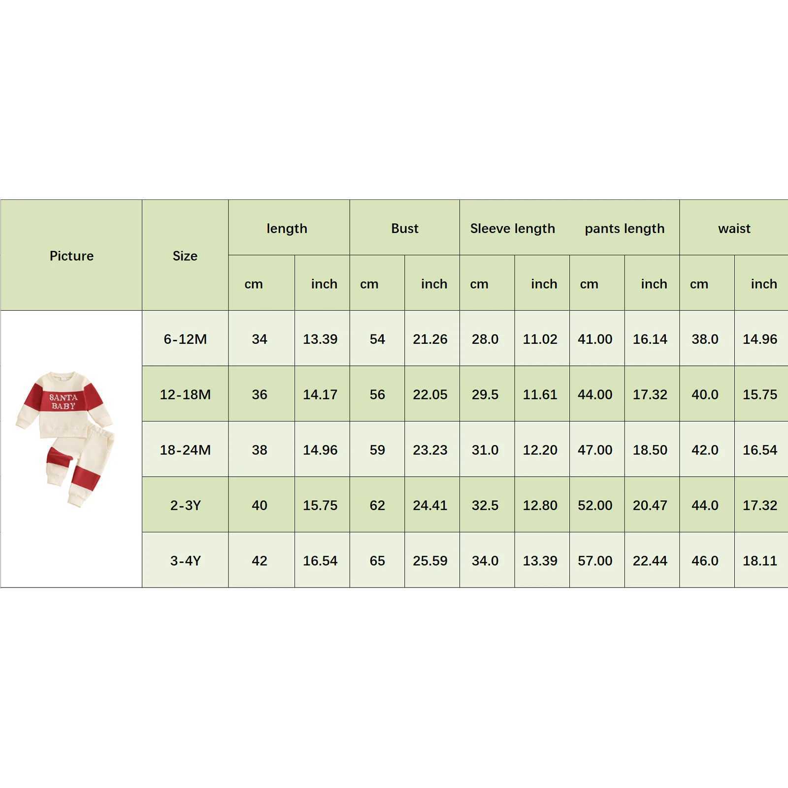 Clothing Sets 1-4Years Kids Baby Boy Girl Christmas Outfits Letter Embroidery Contrast Color Long Sleeve Sweatshirt+Elastic Pants 2 Piece Set H241126