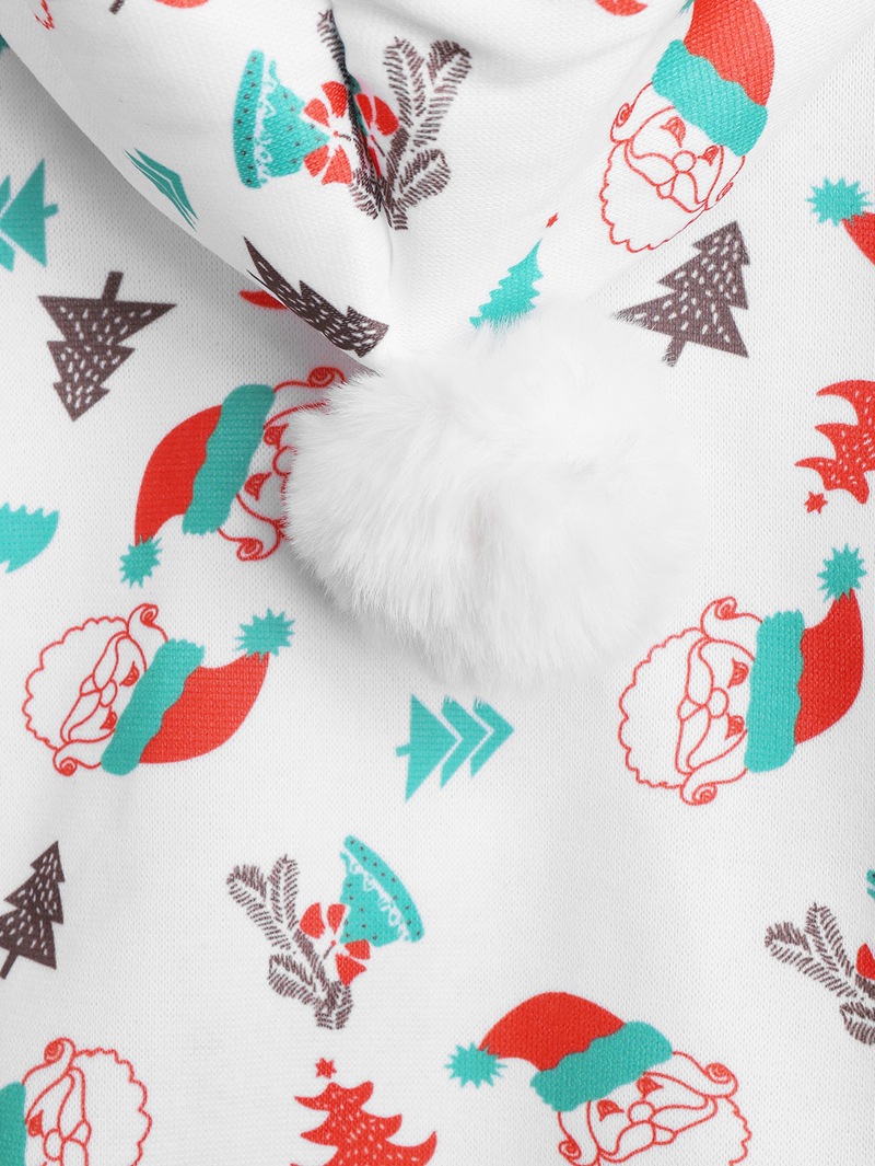 Dog Christmas Hoodies Soft Dog Clothes with Christmas Tree Design Sweatshirts Dog Costumes