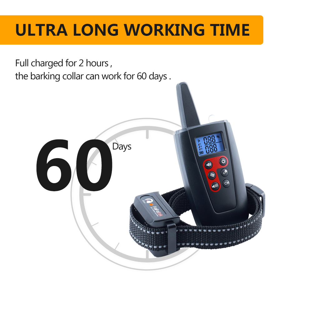 2023 Hot Pet Training Collar Long Range Remote Control Pet Electric Factory wholesale Vibrate Behavior Dog Collar