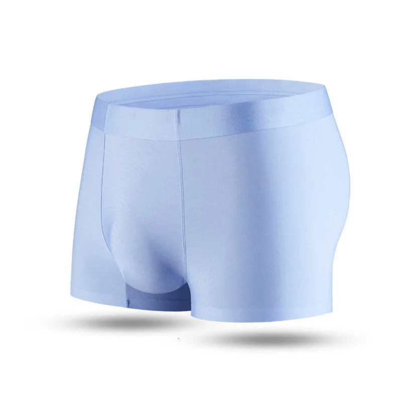 Mens underwear flat pants silk dry and comfortable mens underwear breathable underwear suitable for unmarked mens boxers 241126