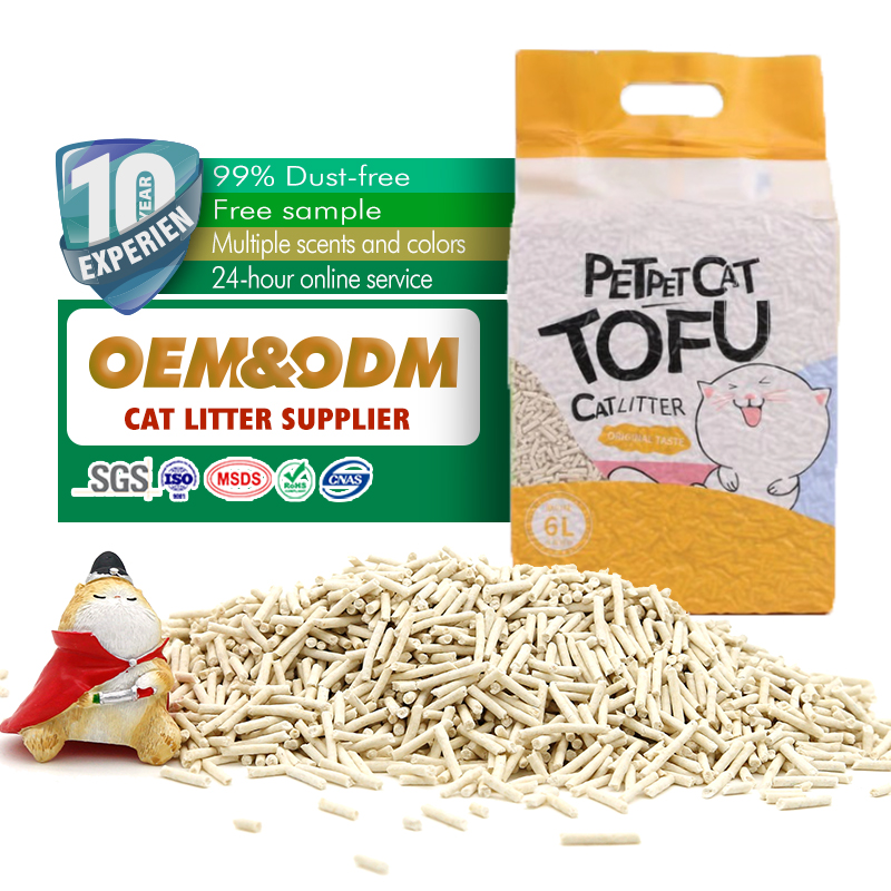 All Natural Cleaning Pet Products Charcoal Deodorization Cat Litter Clay tofu cat litter sand dust free cat litter