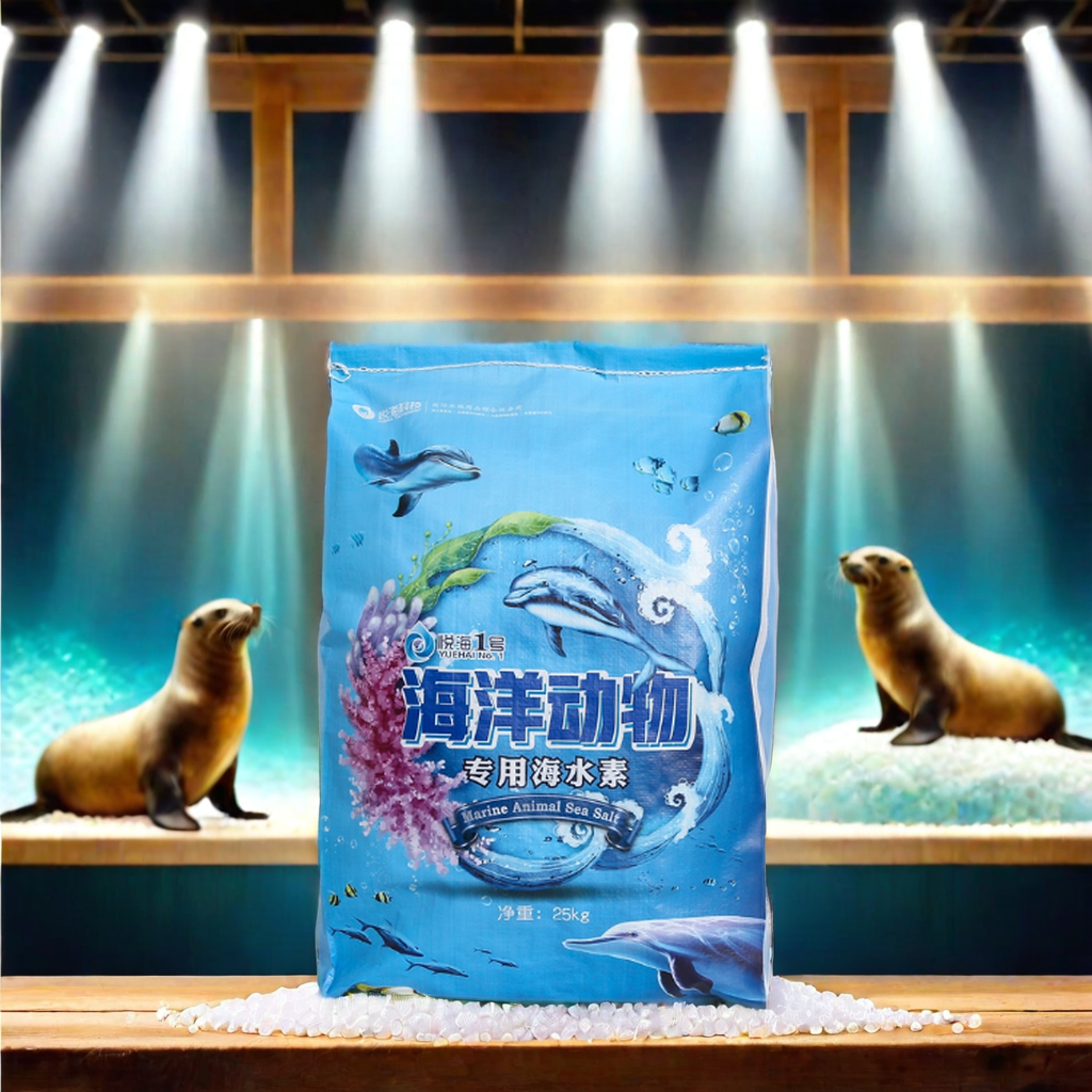 YueHai High Quality Safe and Steady 25kg 1000kg per bulk bag marine animal mammal sea salt mix for aquarium