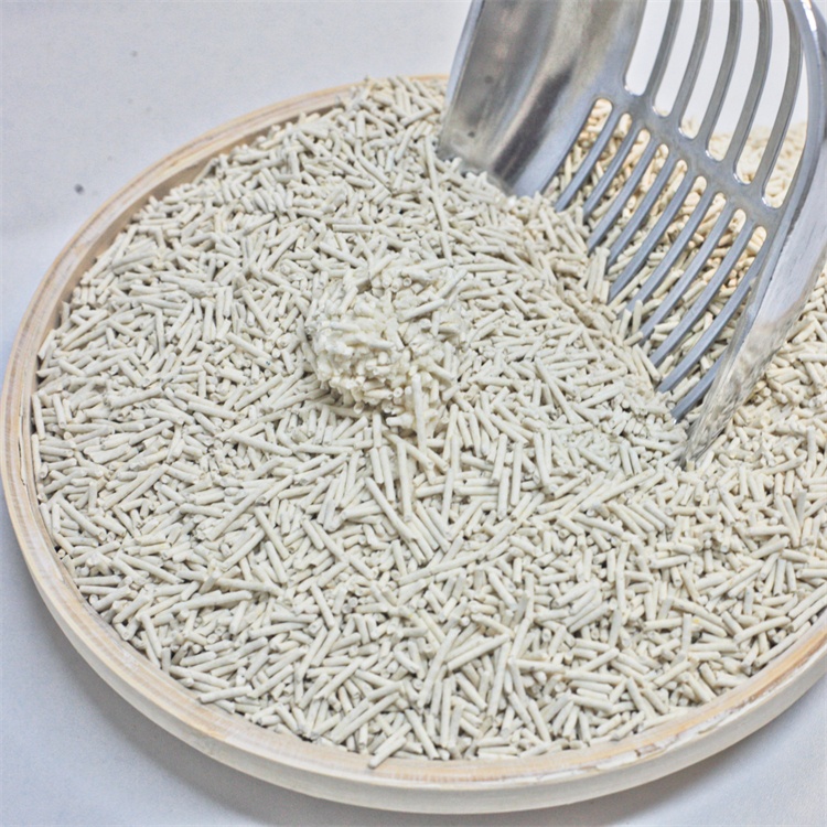 Natural plant 2.0 3.0mm strip shape clumping flushable Class C tofu cat litter