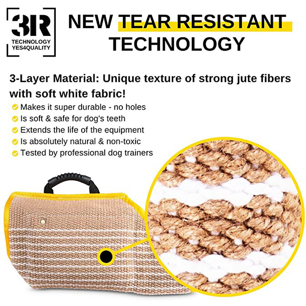 High quality durable dog bite training equipment,dog bite sleeve resistant linen,pet training supplies
