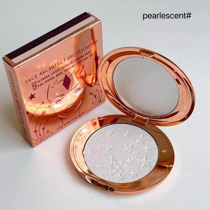 2 Colors Face Highlighters HOLLYWOOD PEARLESCENT GLOW Champagne Glow Complexion Perfecting Micro Powder Airbrush Flawless Finish 7G Makeup Palette