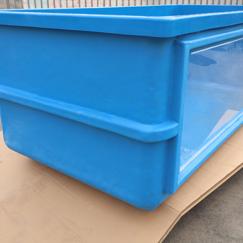 custom size rectangle fiberglass fish biofloc farming aquarium tank peceras frp fish tanks aquaculture