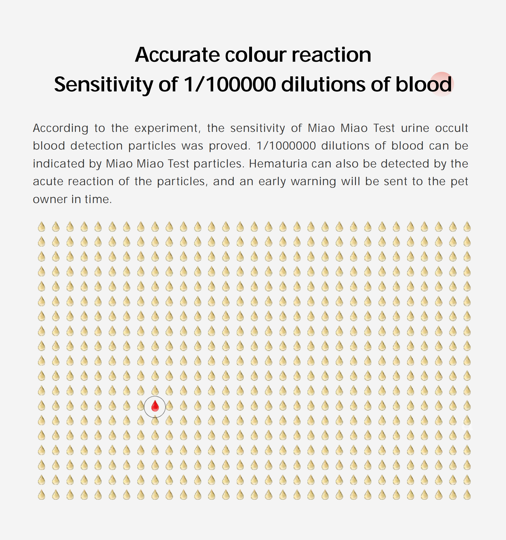 MIAO MIAO TEST URINE OCCULT BLOOD TEST PARTICLES CAT LITTER MATE